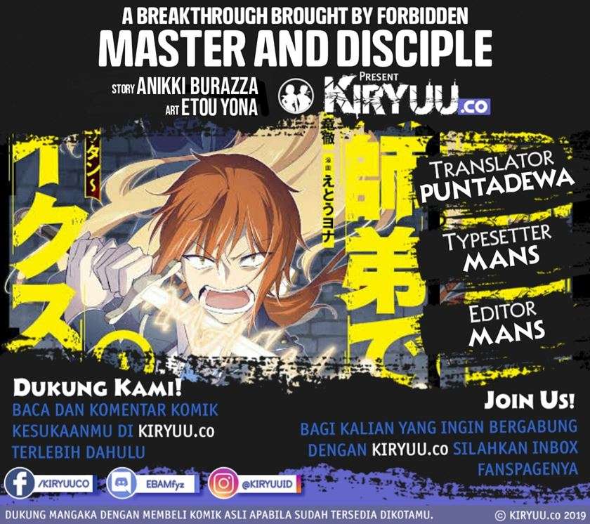 A Breakthrough Brought By Forbidden Master And Disciple